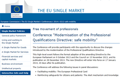 El INITE asiste a Bruselas a una conferencia sobre cualificaciones profesionales