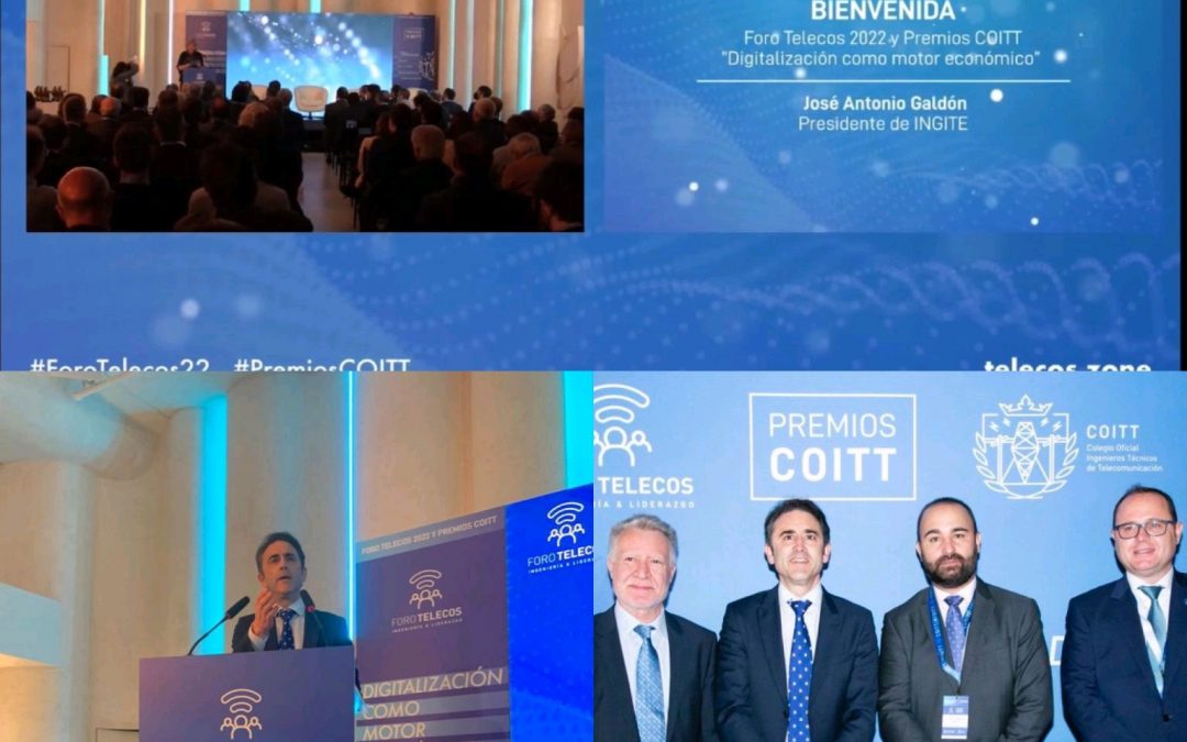 El INGITE presente en la entrega de los Premios Teleco 2022