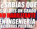 ¡Matricúlate en un Grado de Ingeniería habilitante!